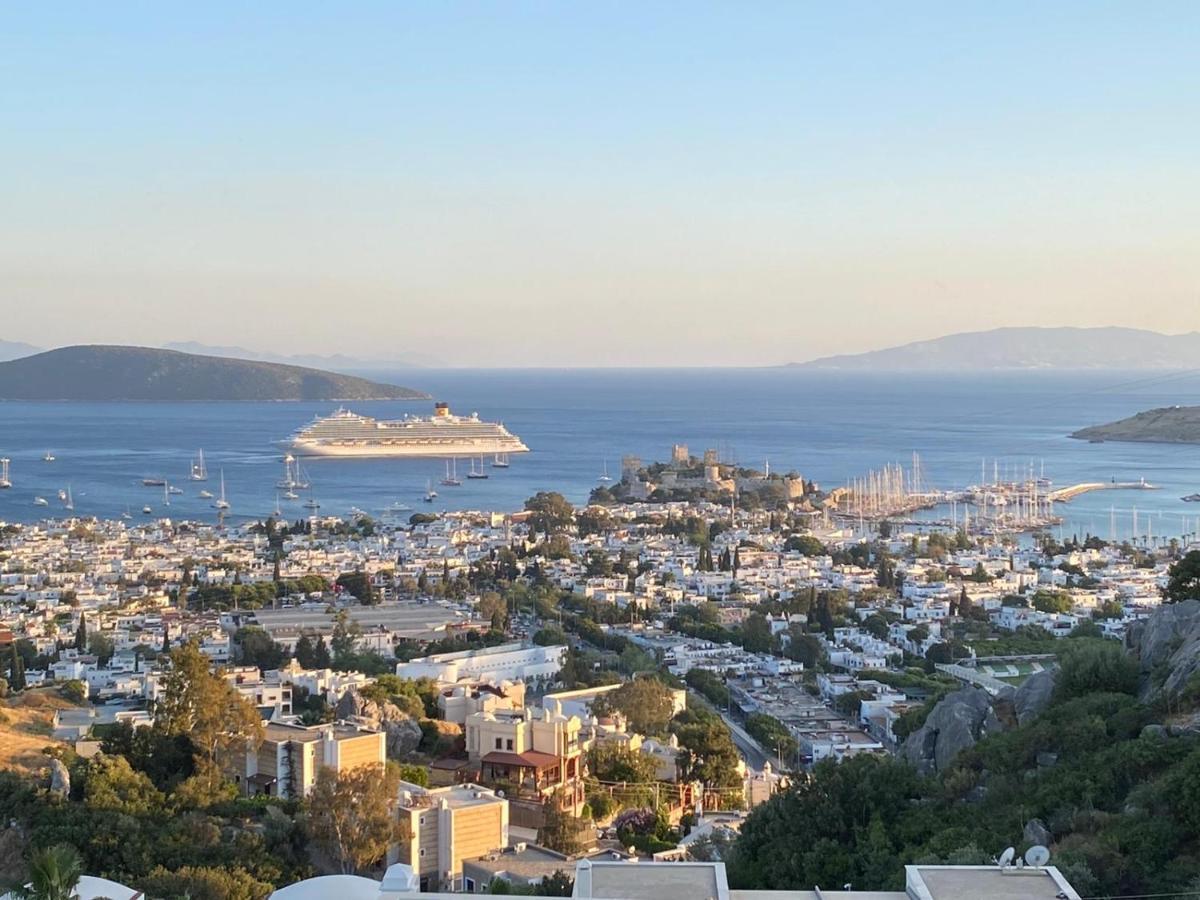 Bodrum Burcu Residence, Magnificent Sea View, Cozy, Free Otopark, Free Wifi Экстерьер фото
